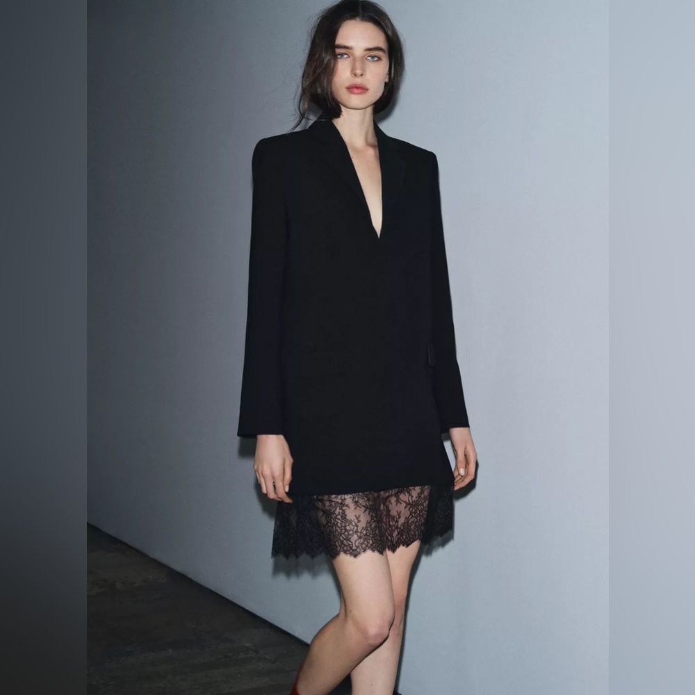 ZARA Limited Edition Lace Blazer Dress